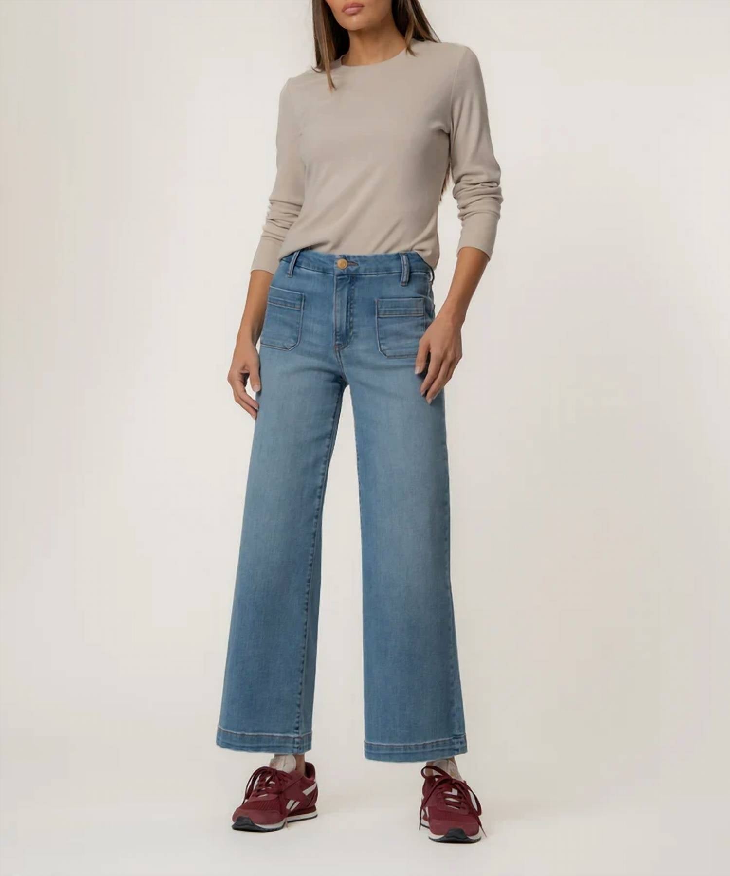 Kut From The Kloth - Meg Hi Rise Wide Leg Jeans