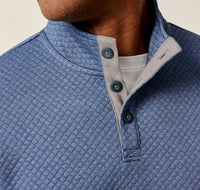Johnnie-O - Rockwells Diamond-Quilted Henley Pullover