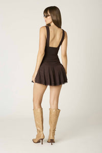Cla - V-neck Mini Dress