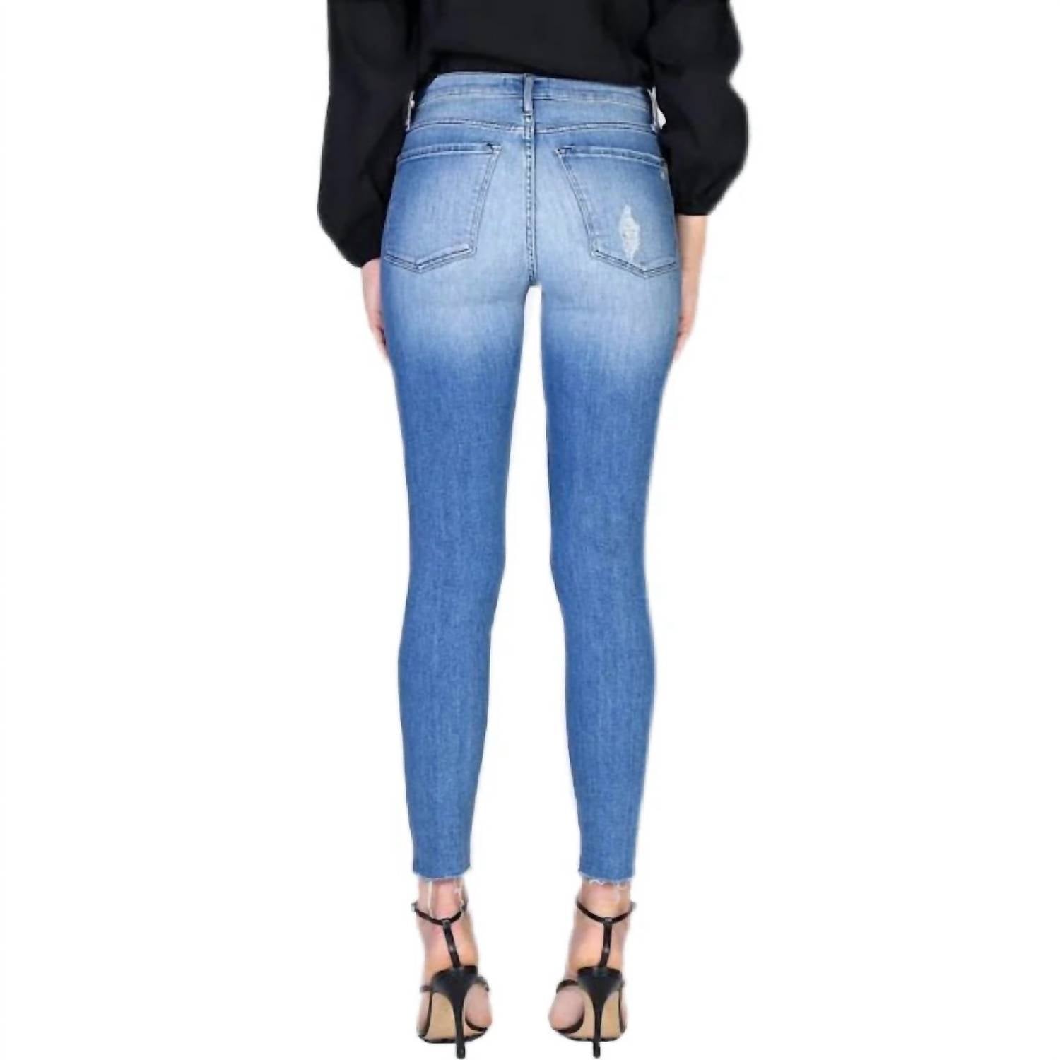 Black Orchid - Carmen High Rise Ankle Fray Jeans