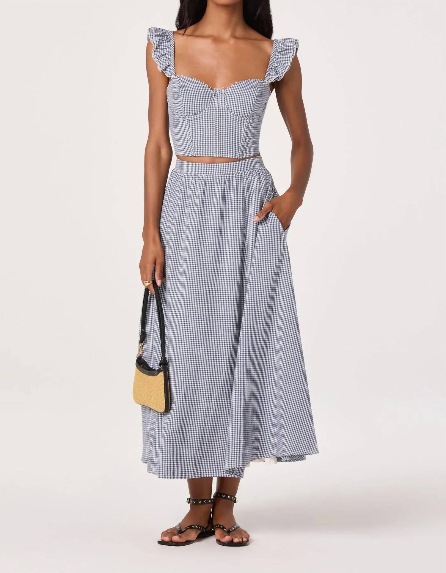 Astr - Wylda Gingham Skirt