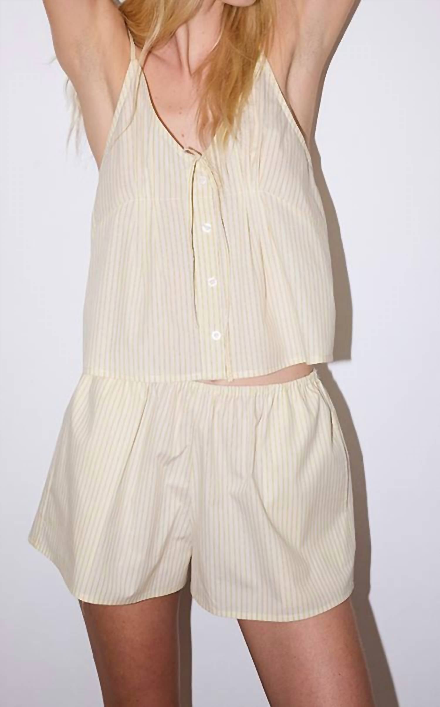 Deiji Studios - Placket Short Set