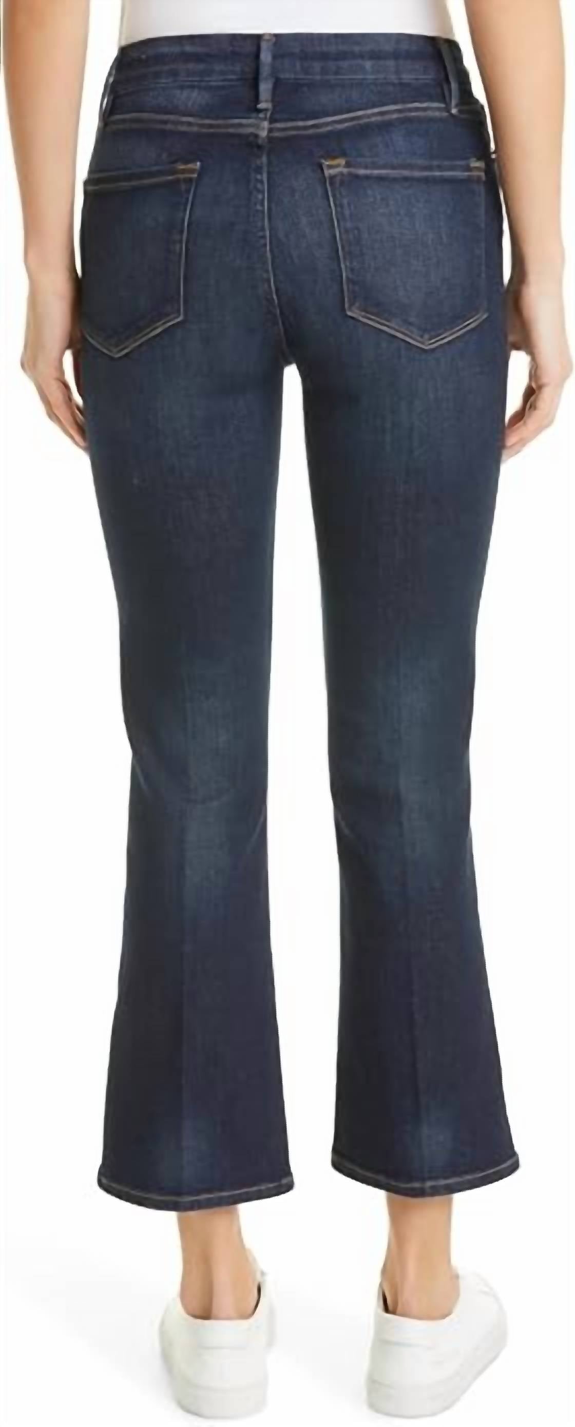 Frame - Le Cropped Mini Boot Cut Jeans