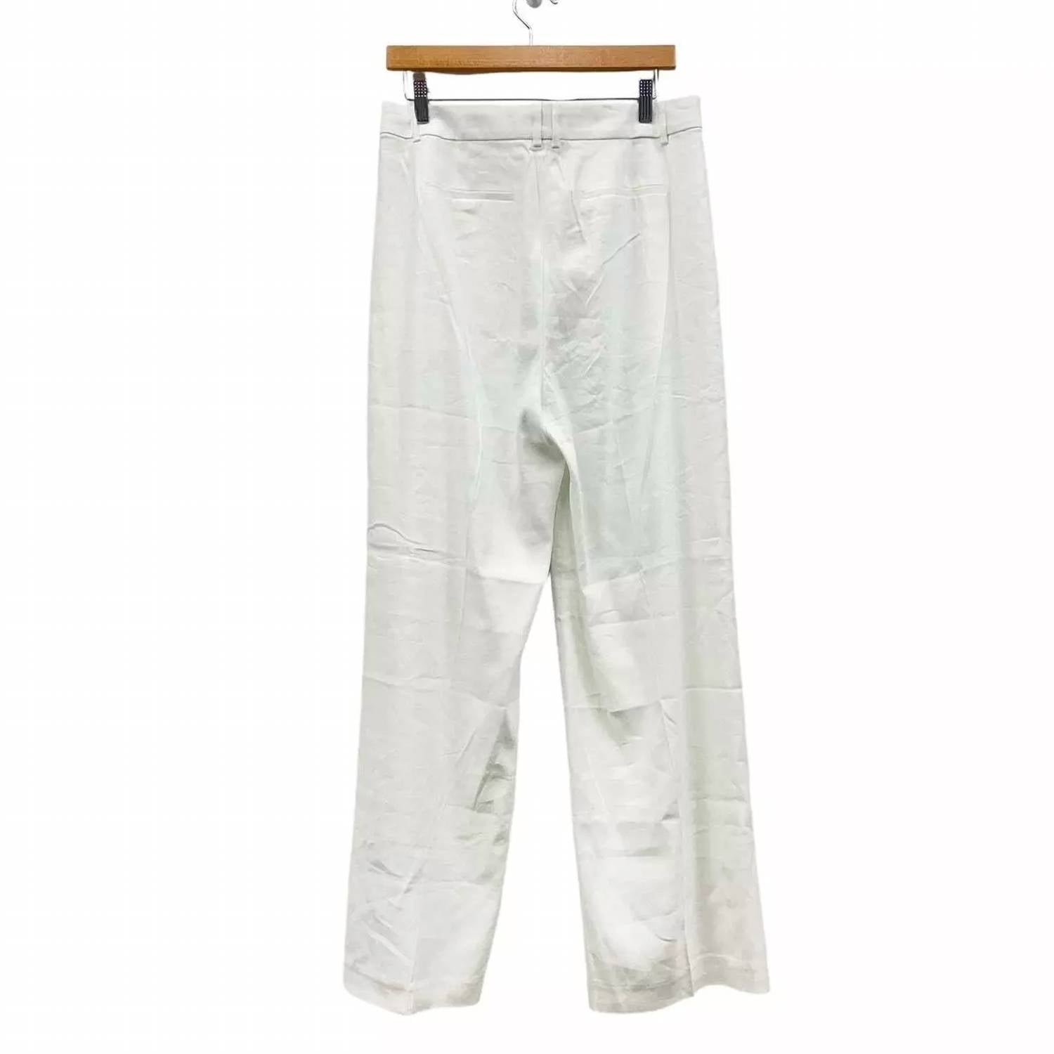 J.Crew - Linen-blend Wide-leg Pleated Trouser Pant