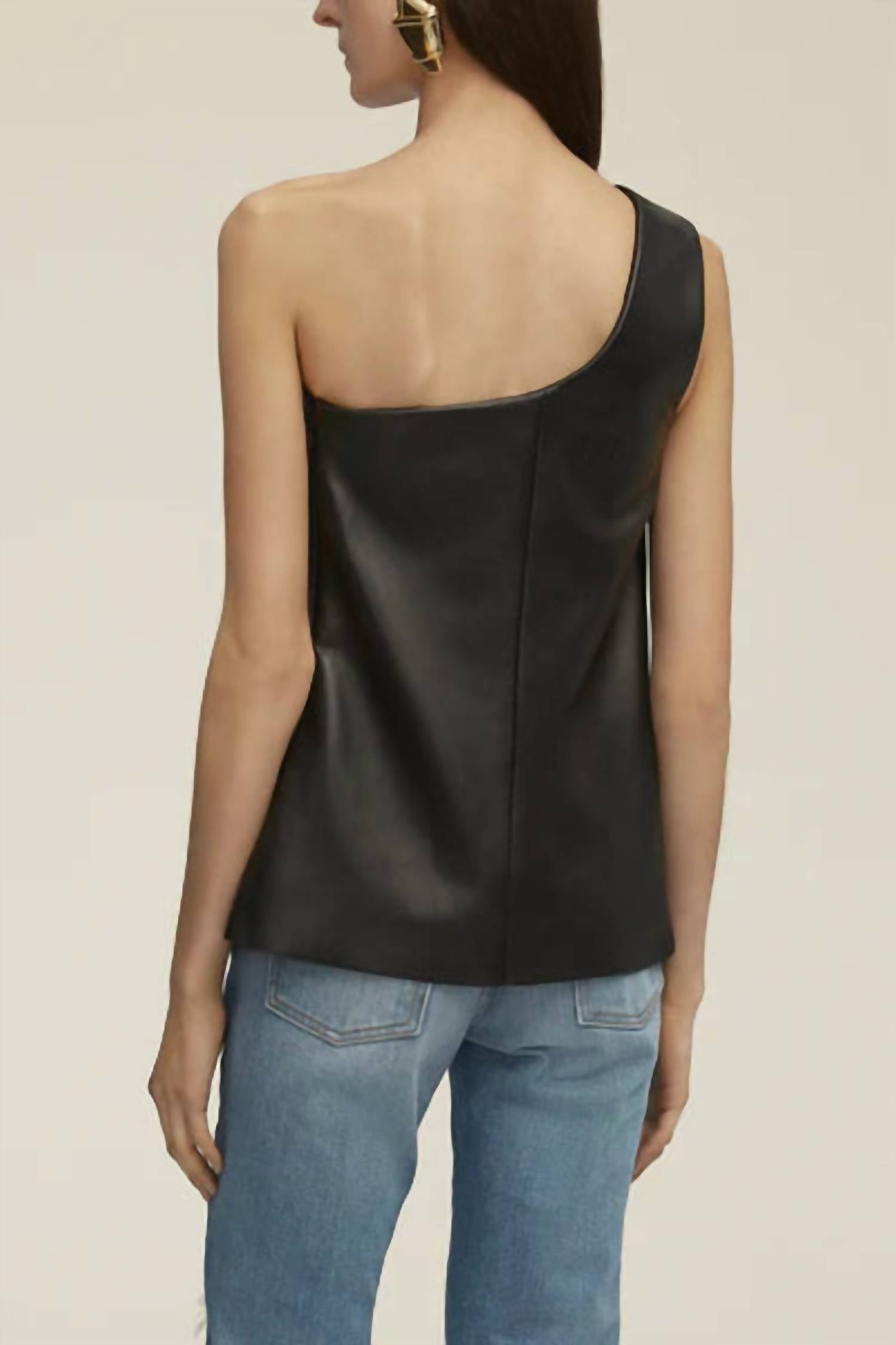 Brandon Maxwell - Delia One Shoulder Knot Top