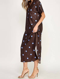 Vanilla Monkey - Penny Polka Dot Maxi Dress