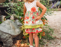 Haute Baby - Toddlers Poppy Garden 2pc Tunic Set