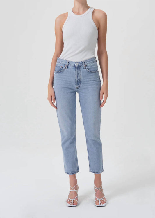 Agolde - Riley High Rise Straight Jeans