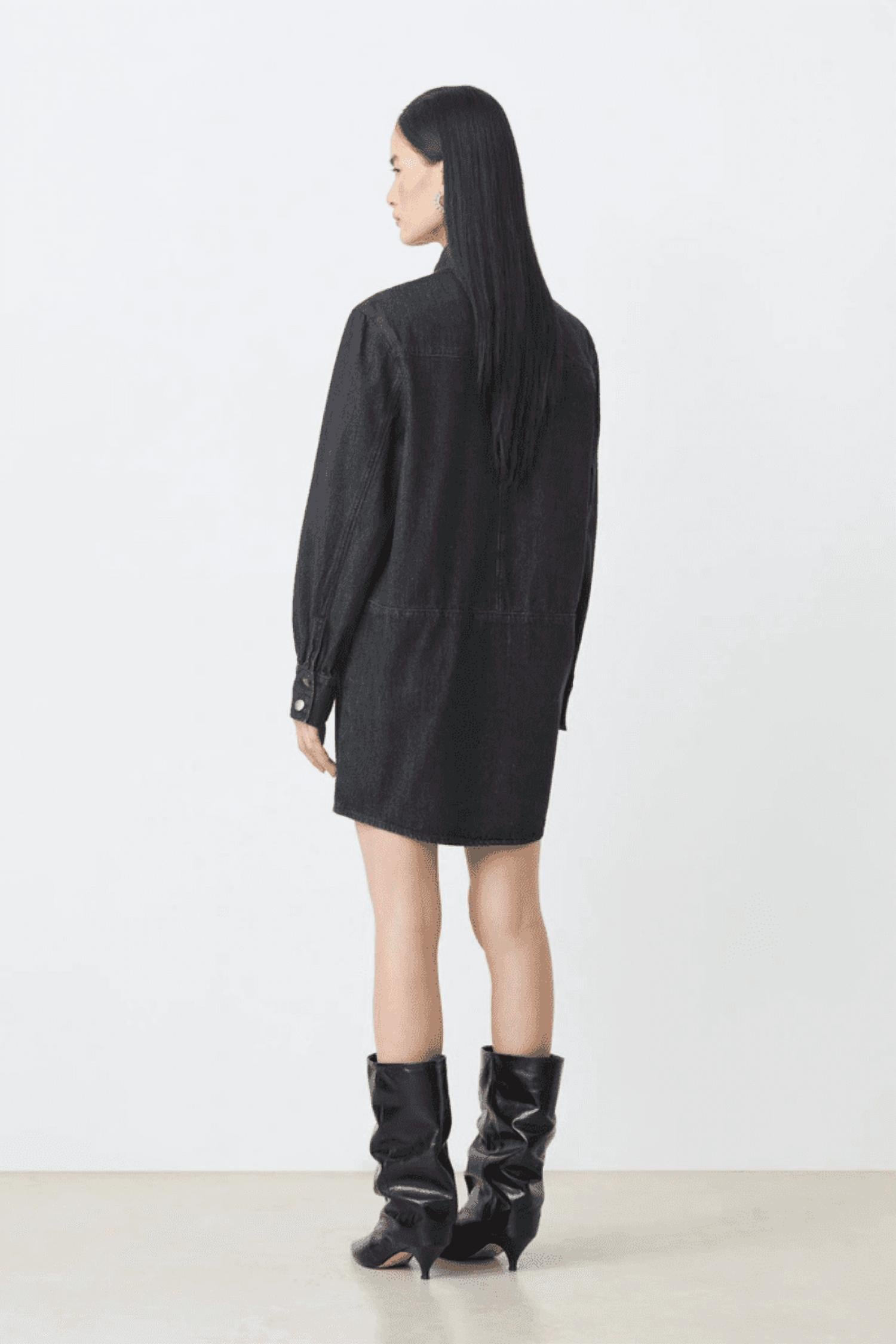Suncoo - Calixt Short Denim Dress