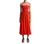 Apiece Apart - Porta Smocked Spaghetti Midi Dress