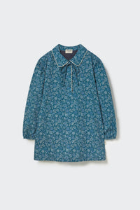 Cozmo - Girls' Floral Fine Corduroy Dress