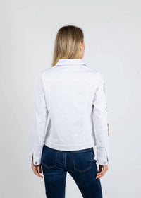 Tinta Style - Coralia Button Front Embroidered Jacket