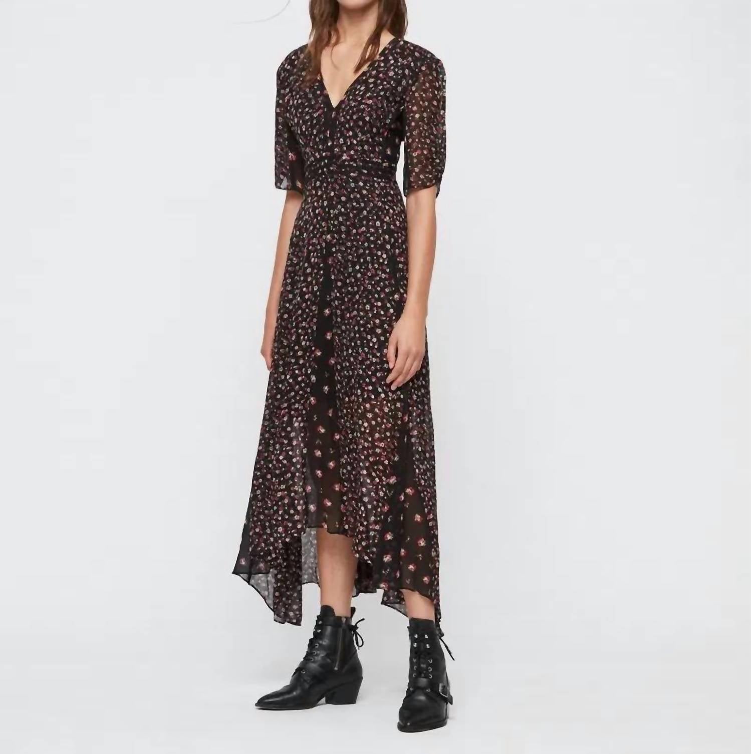 Allsaints - Macella Ditz Maxi Dress