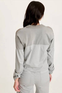 Xcvi - Niels Poplin Mesh Jacket