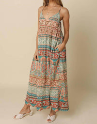 Olivaceous - Oasis Maxi Dress