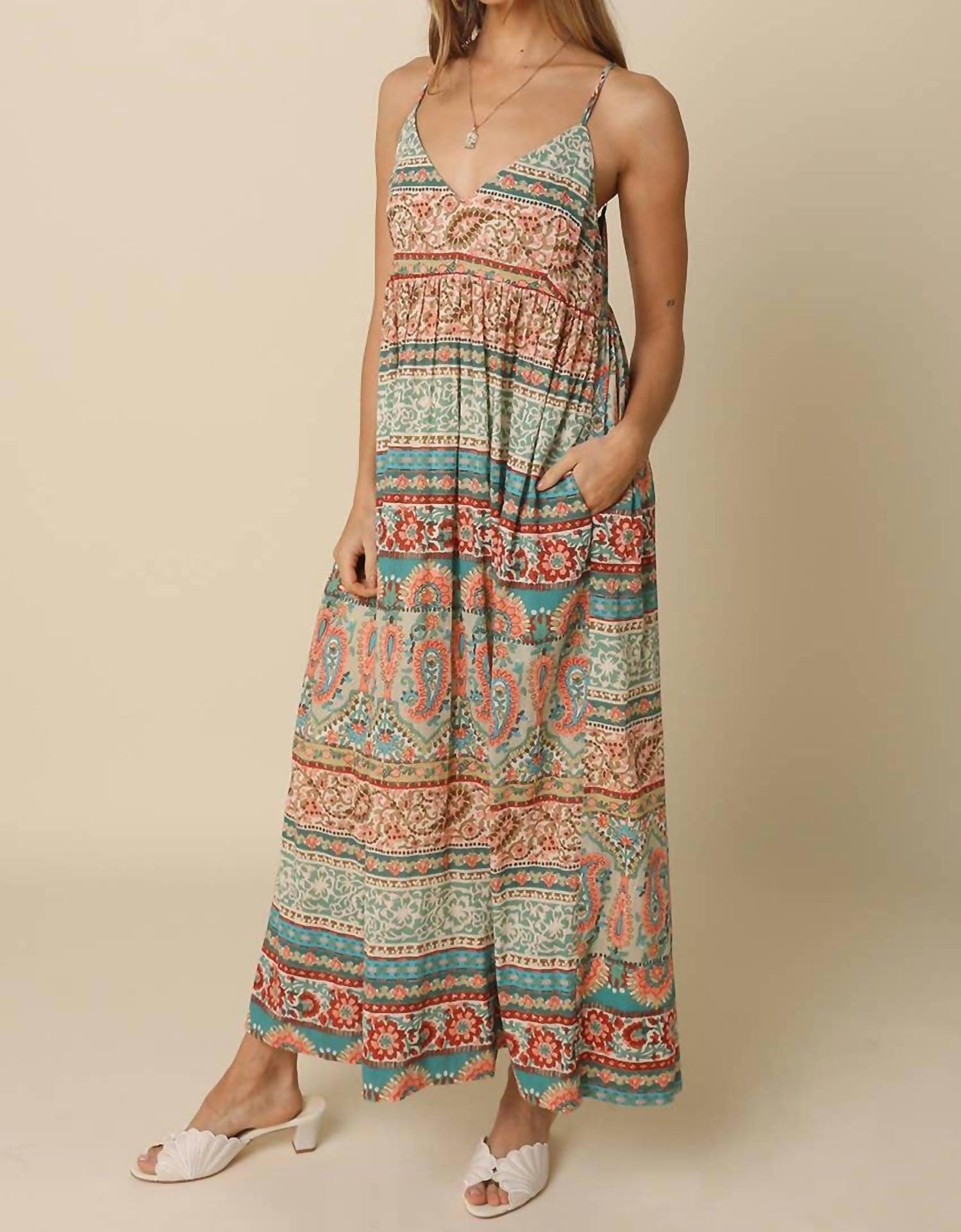Olivaceous - Oasis Maxi Dress