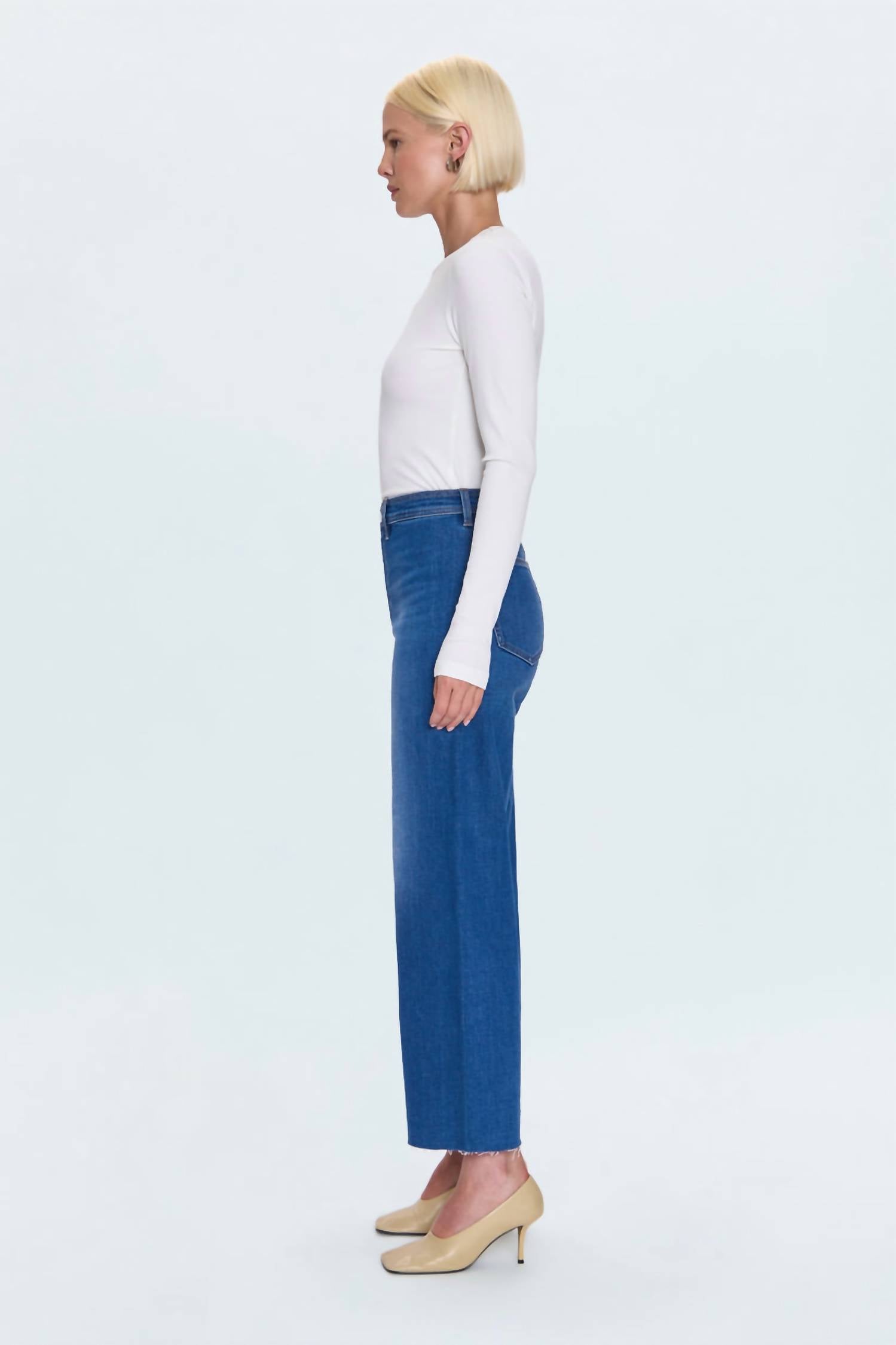 Pistola - Penny High Rise Wide Leg Jeans