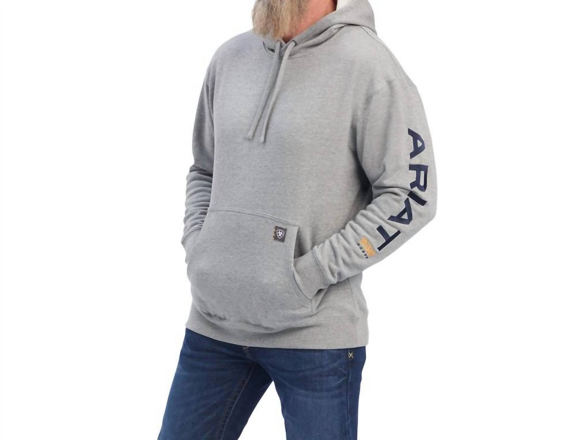 Ariat - Men's Rebar Sleeve Logo Hoodie