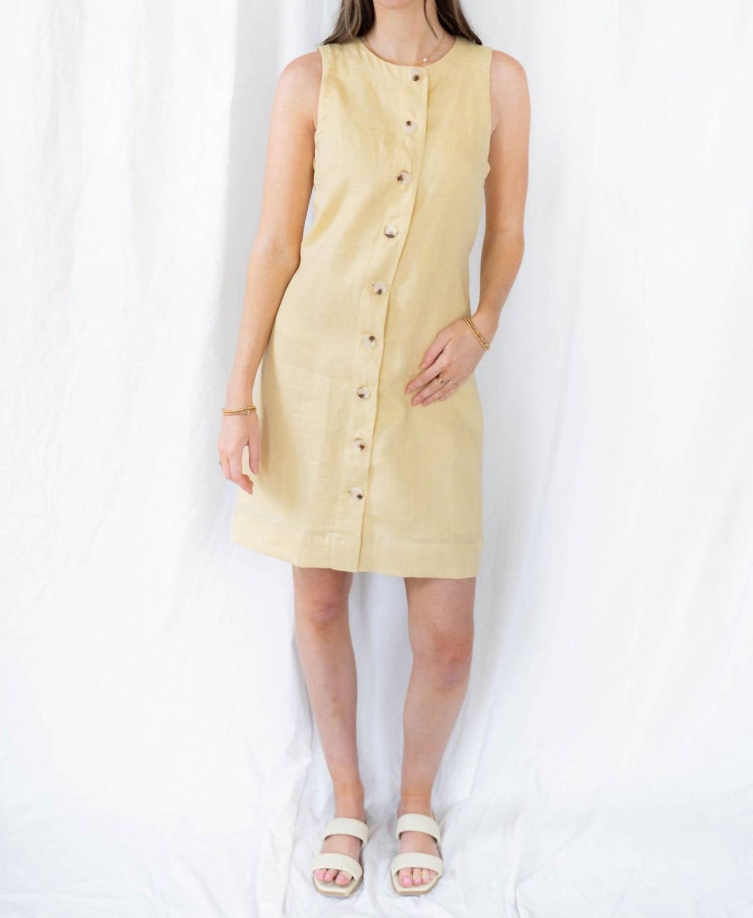 Little Lies - Button Me Up Dress