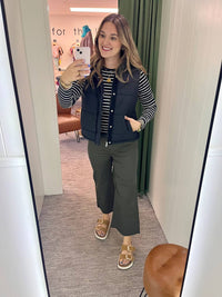 Zenana - Harlow Cropped Leg Pants