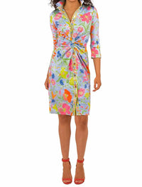 GRETCHEN SCOTT Birds & Bees Twist & Shout Dress in floral - women's dress - view 4
