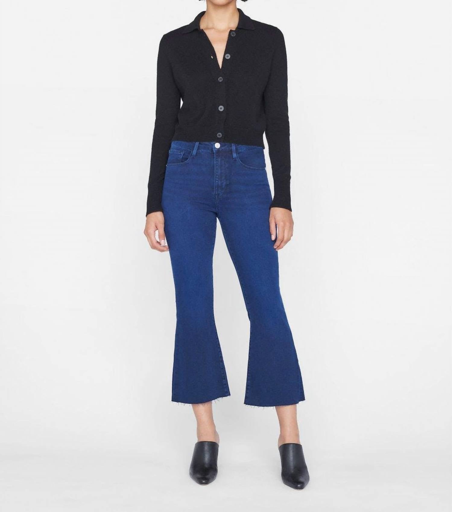 LE CROP FLARE RAW AFTER JEAN