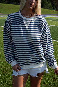 Miou Muse - Stripe Knit Pullover