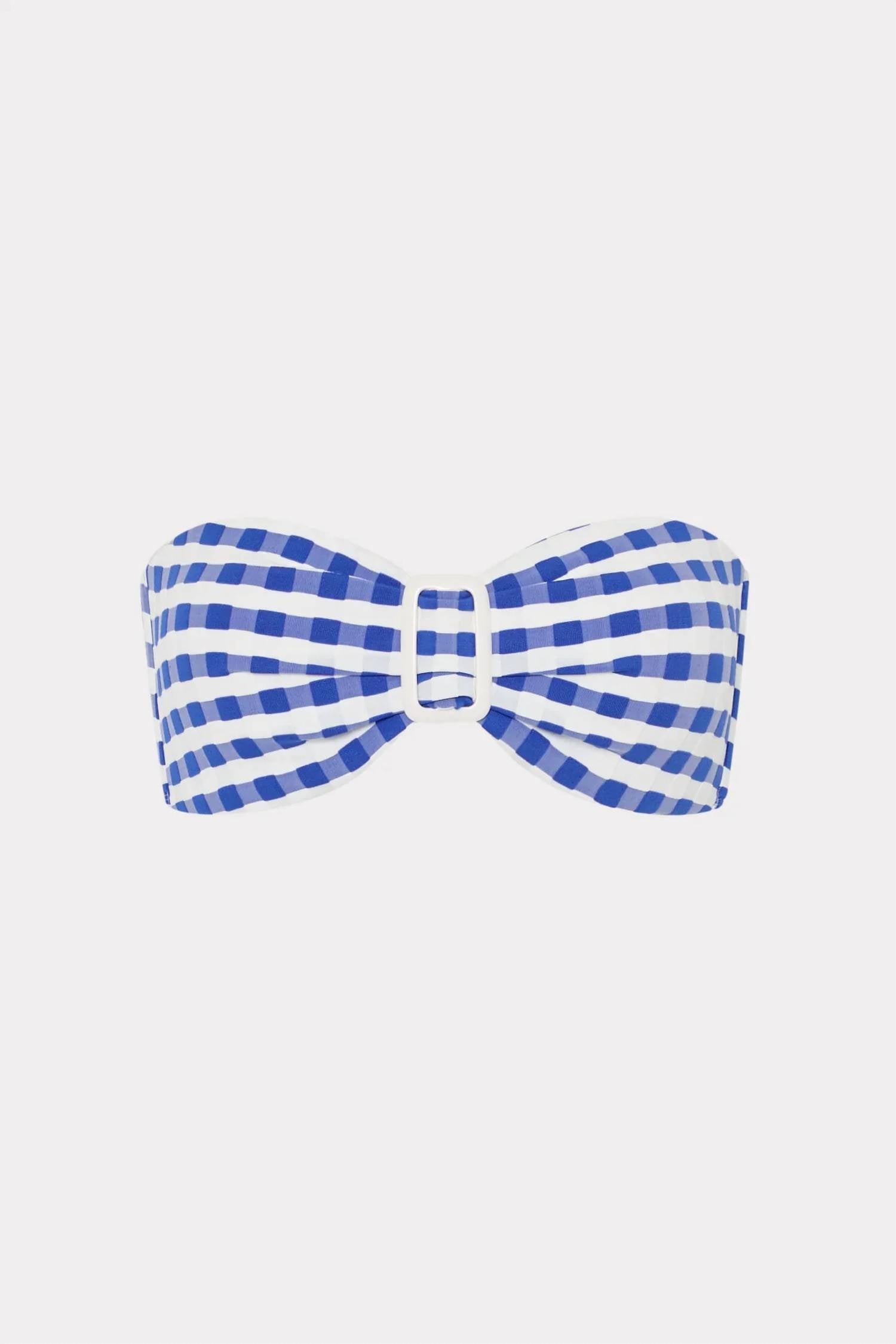 Milly - Margot Jacquard Cottage Bandeau Bikini Top