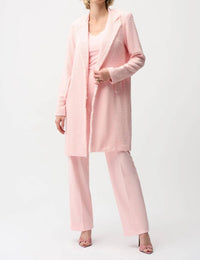 Joseph Ribkoff - Fringe Trim Bouclé Coat