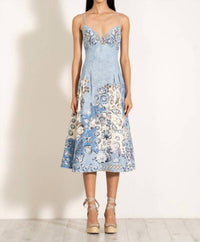 Ranna Gill - Aria Pleated Midi Dress
