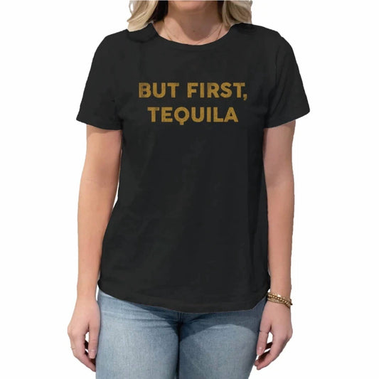The Original Retro Brand - But First, Tequila Vintage Tee
