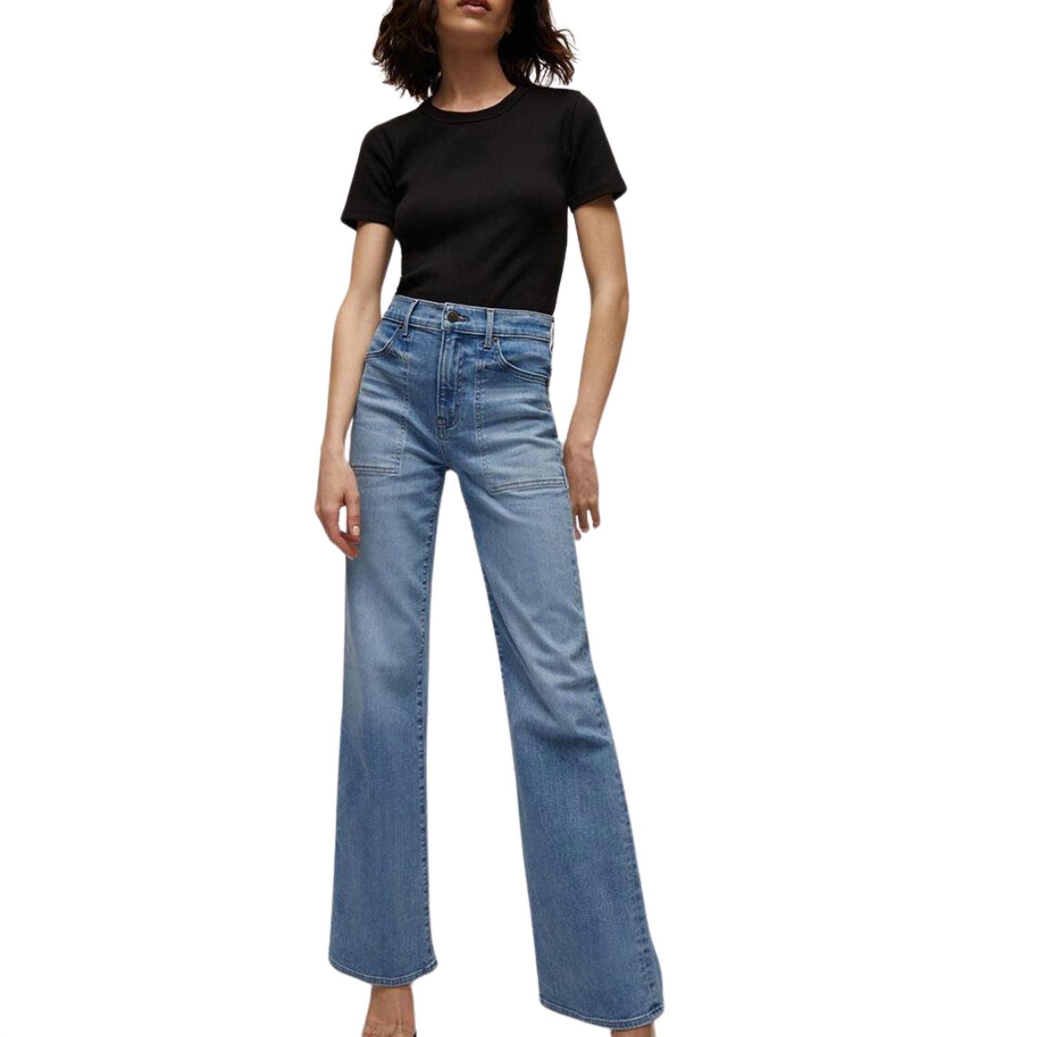 Veronica Beard - Crosbie Wide Leg Jeans