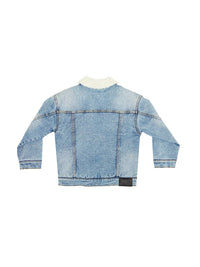 Silver Jeans Co - Boy's Denim Lined Sherpa Jacket