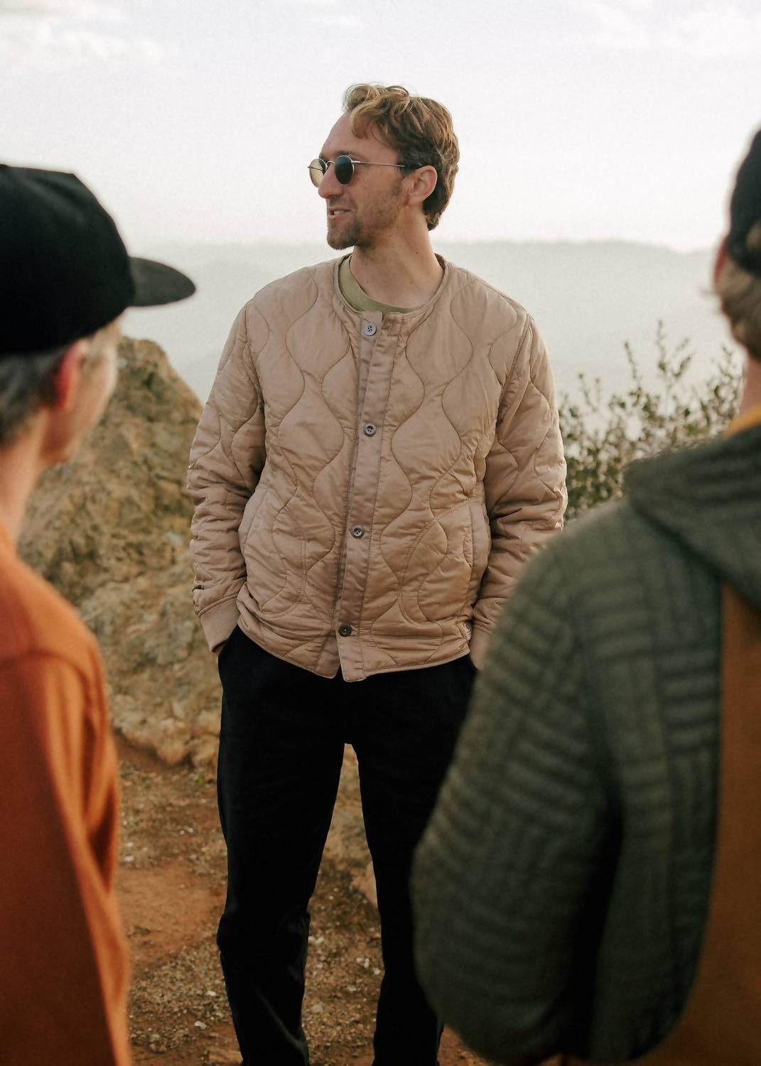 Iron & Resin Men's Hudson Jacket in tan - men's jacket - alternate view