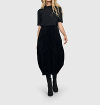 Alembika - Licorice Velvet Skirt