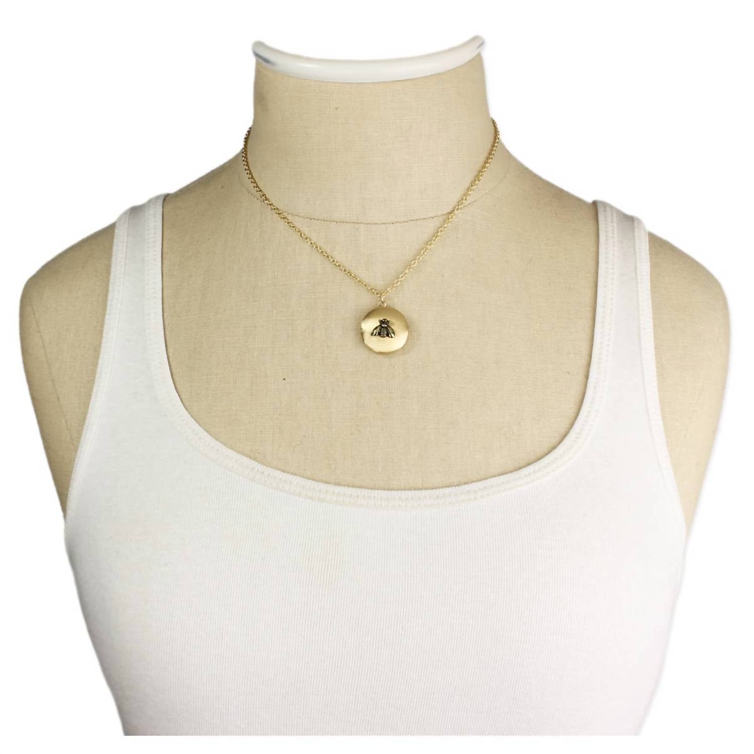 Zad - Women's Bee Locket Necklace