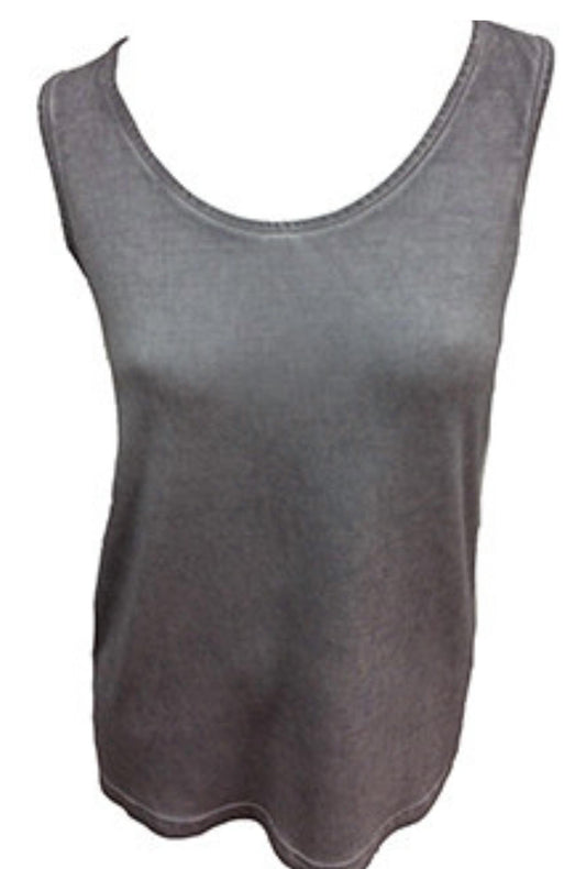 STONE WASH BRA-FRIENDLY TANK TOP