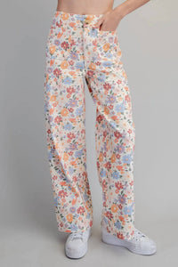 Ee:Some - Floral Printed Pant
