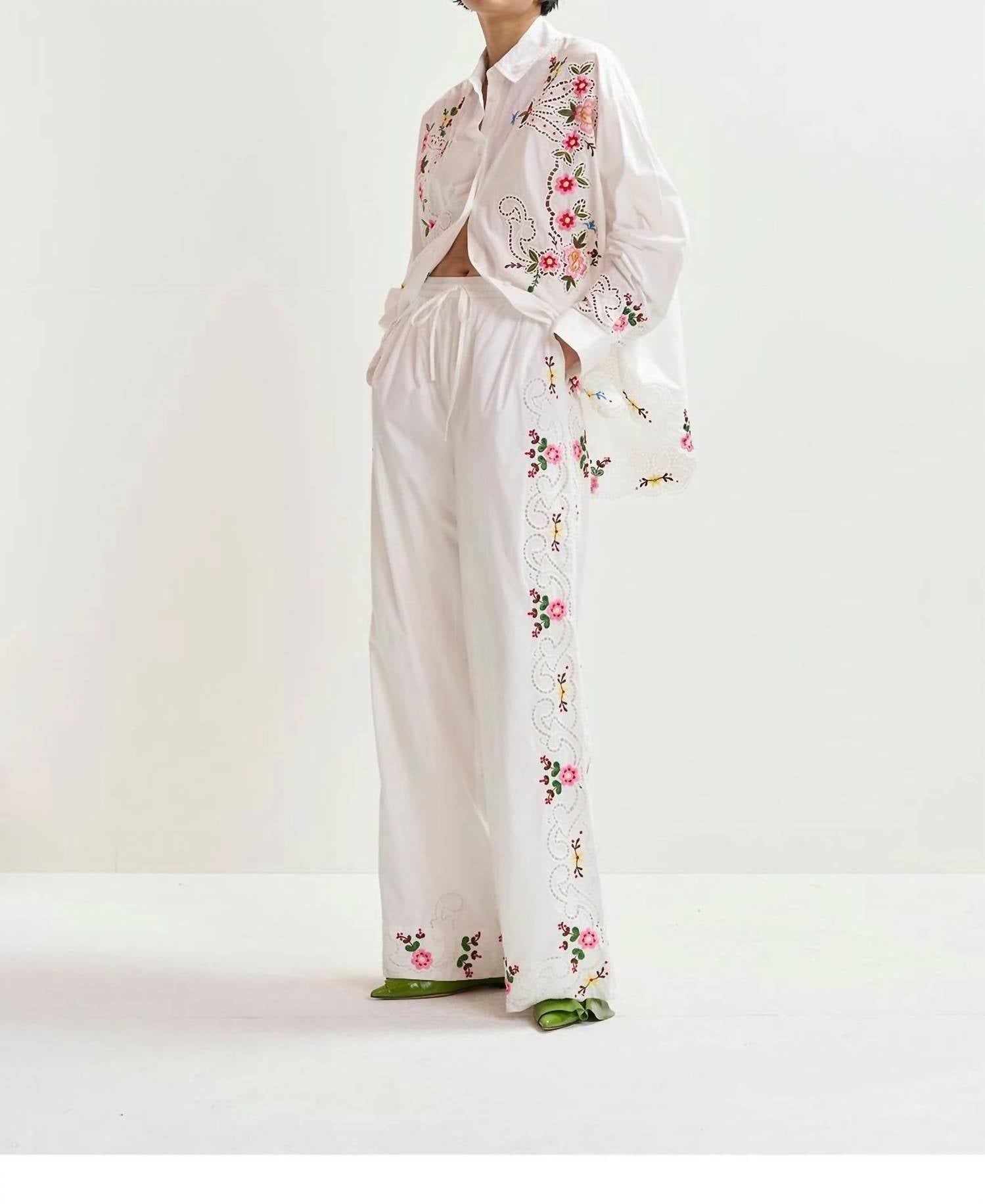 Essentiel Antwerp - Janai Embroidered Pants