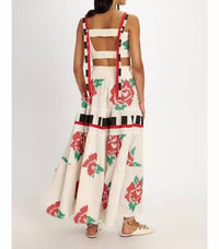 Pearl And Caviar - Floral Maxi Skirt