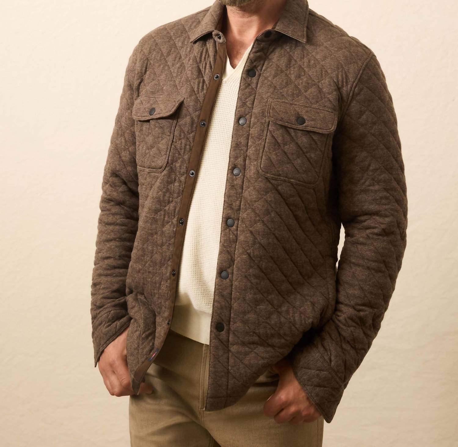 Faherty - Epic Quilted Fleece CPO Shirt