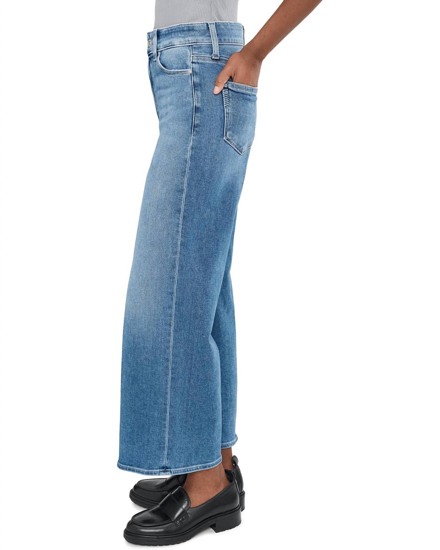 Paige - Women's Anessa Wide Leg Jean With 3/8" Hem