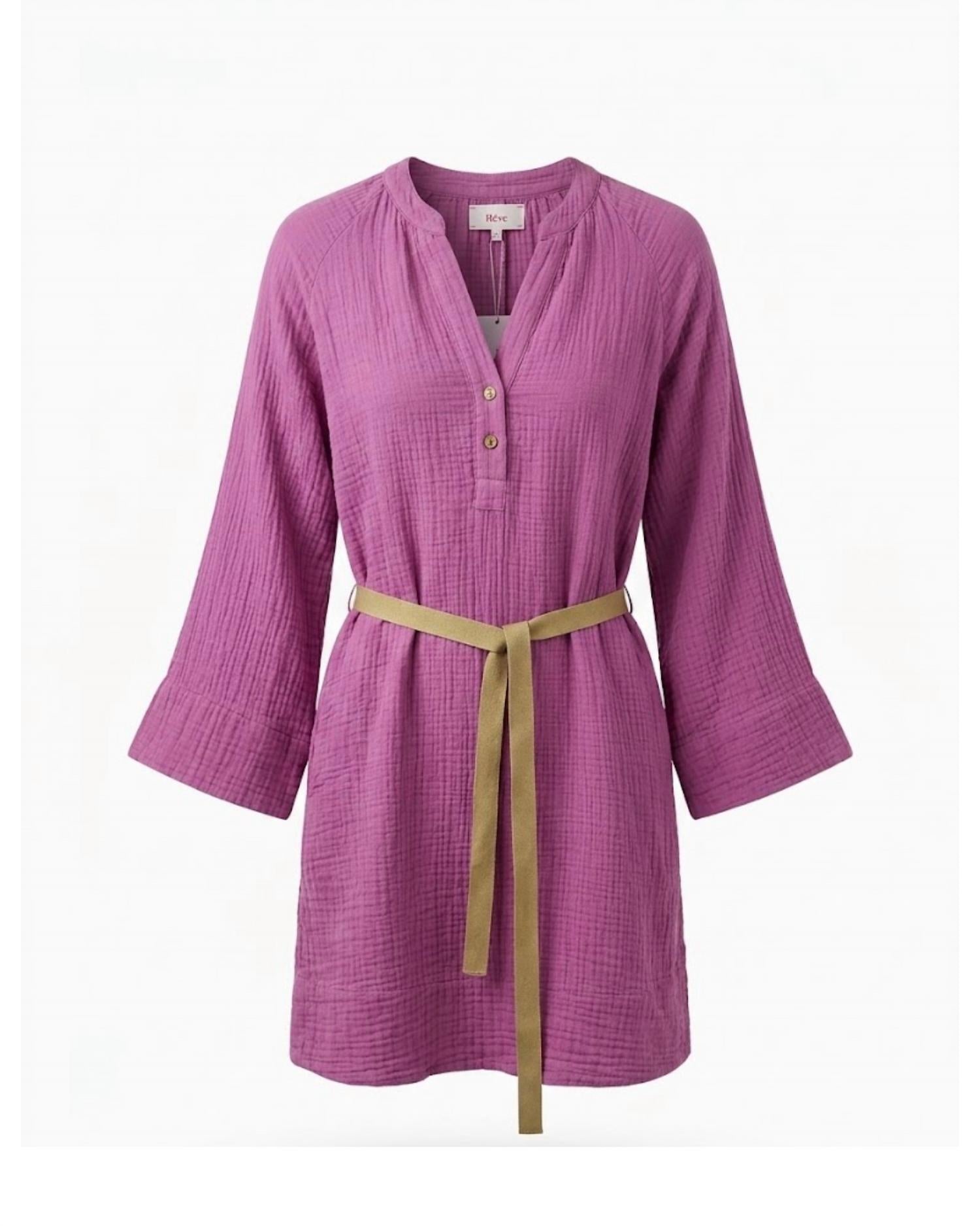 XIRENA Women's Carlotta Long Sleeve Dress in purple orchid - women's dress