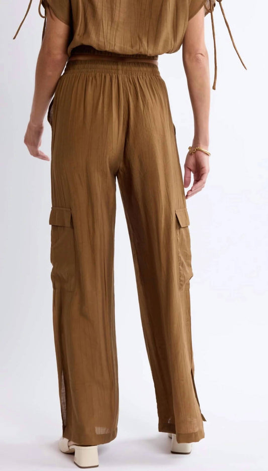 Sage The Label - Light A Fire Crinkled Cargo Pants