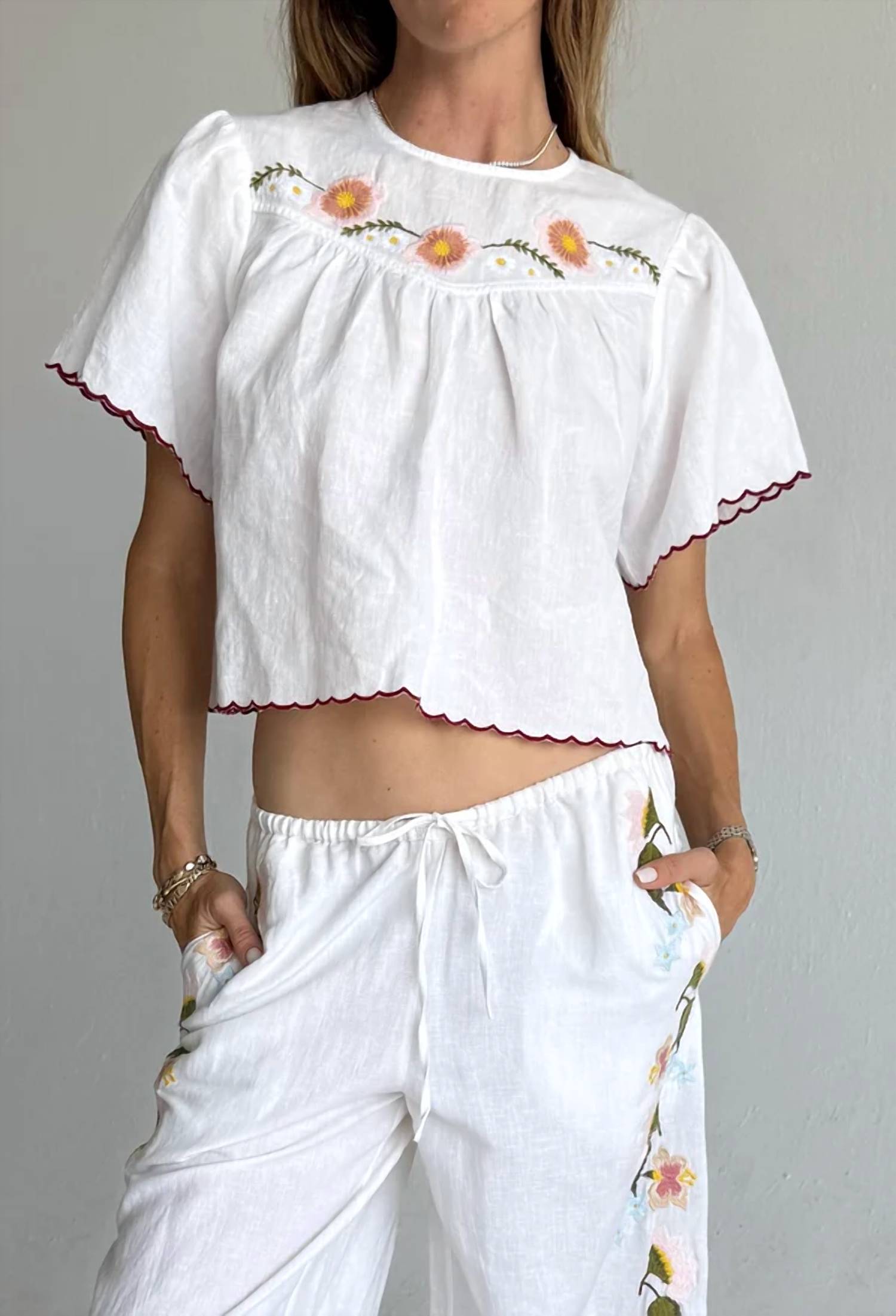 Ciao Lucia - Idoya Short Sleeve Top