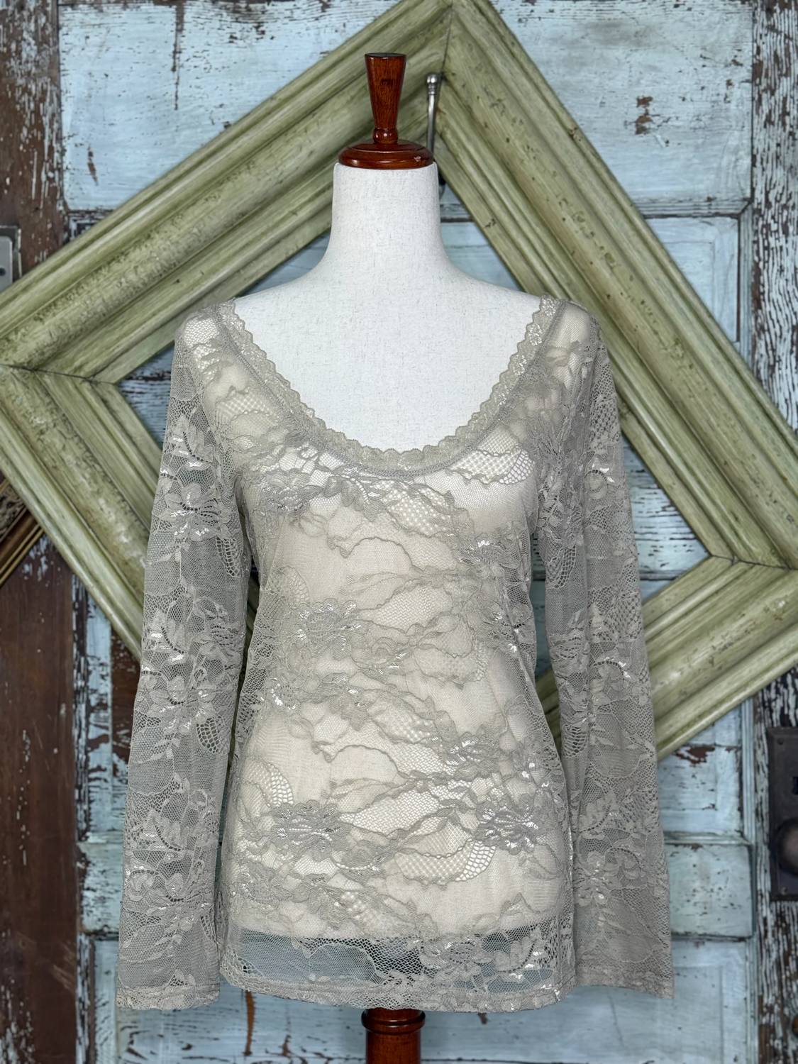A Rare Bird - Women's Lace Vintage Layer Shirt