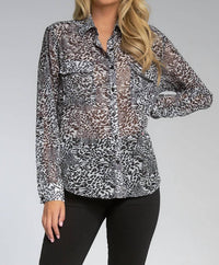 Elan - Long Sleeve Button Up Shirt