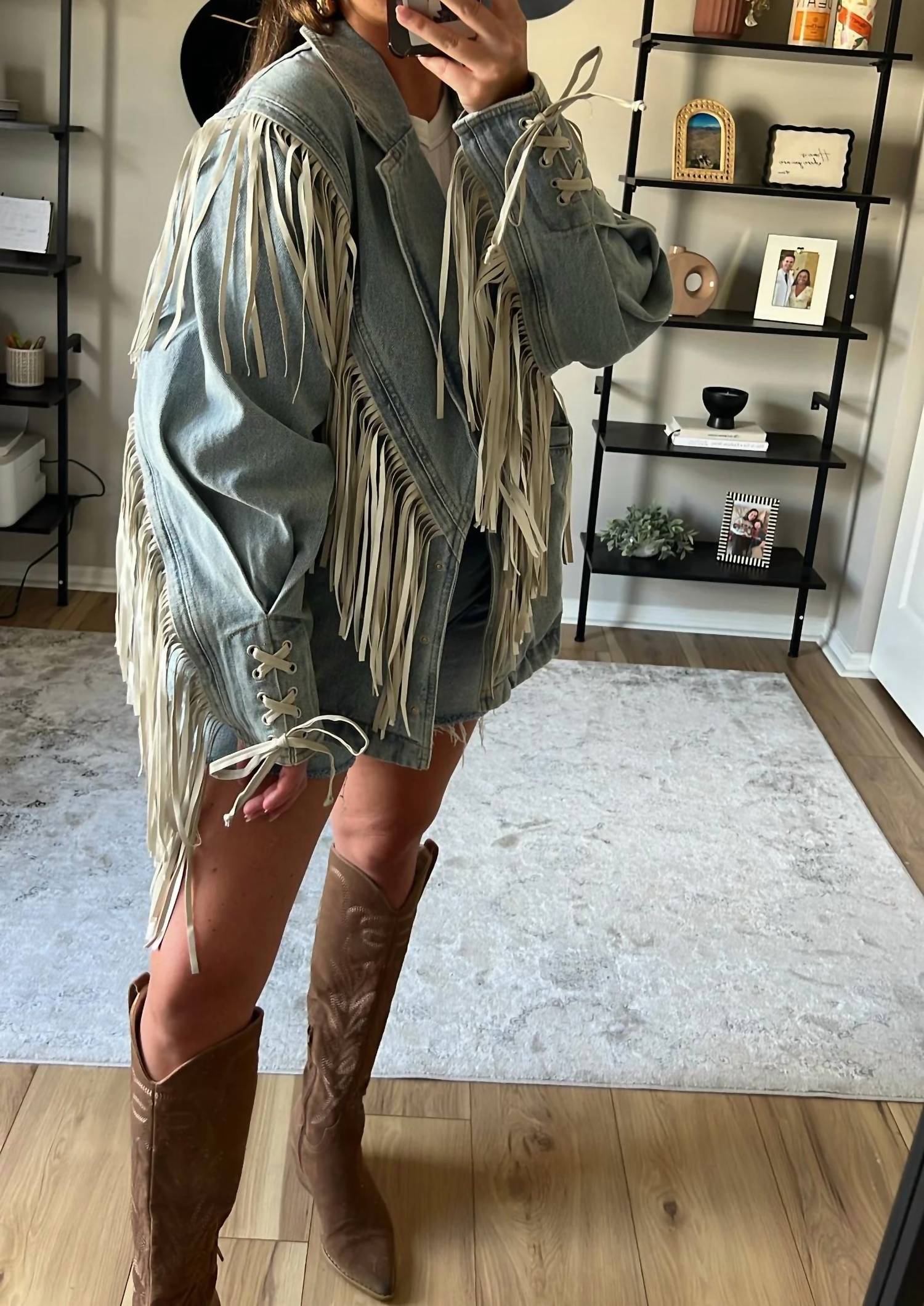 Saints & Hearts - Fringed Out Denim Jacket