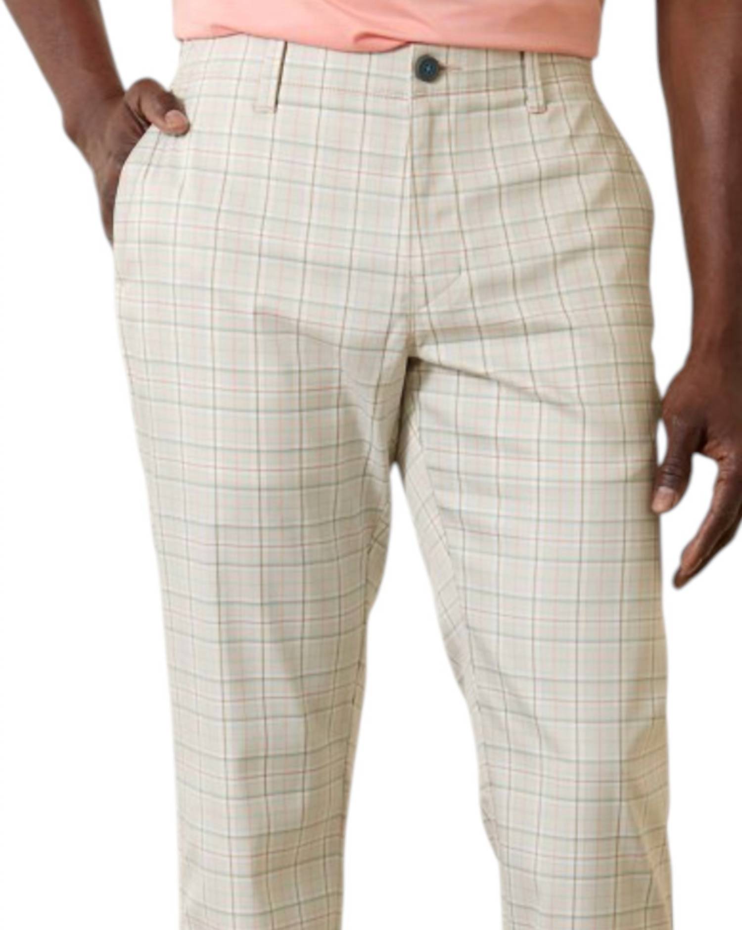 Tommy Bahama - Island Zone Fairway Plaid Flat Front Pants