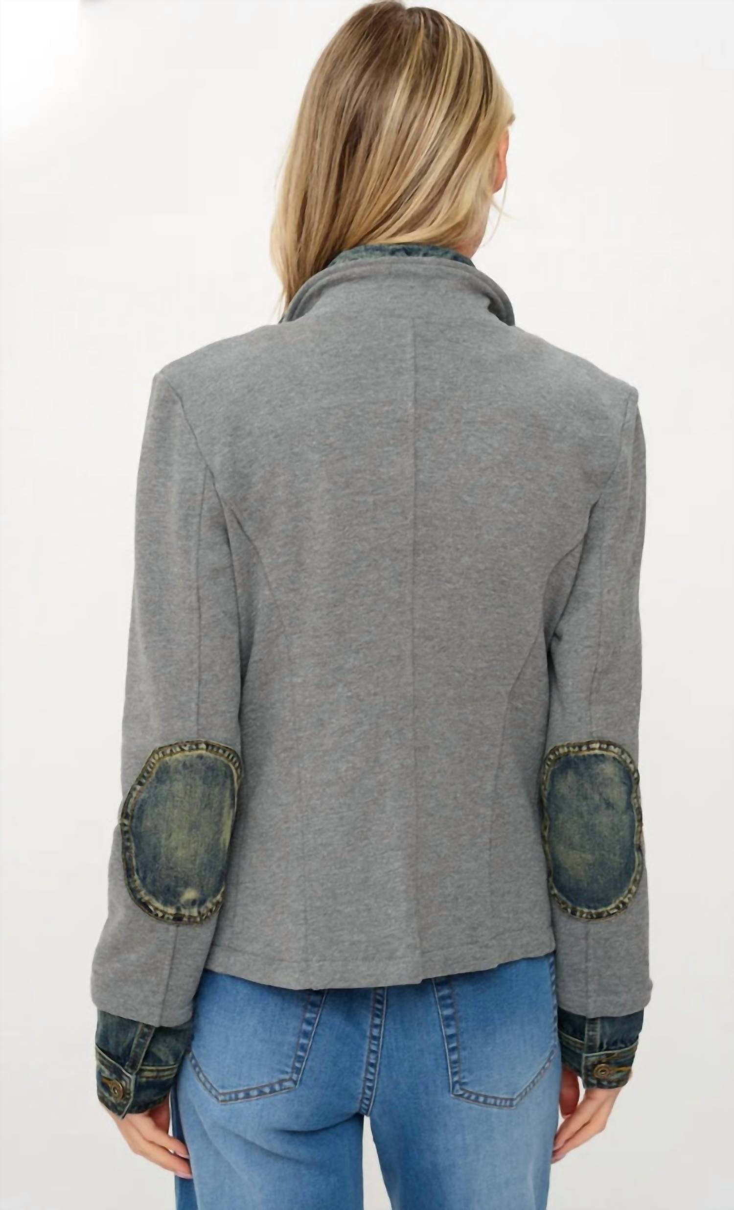 Six/Fifty - Clarissa Mixed Media Jacket